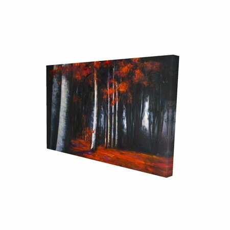 FONDO 12 x 18 in. Mysterious Forest-Print on Canvas FO2774281